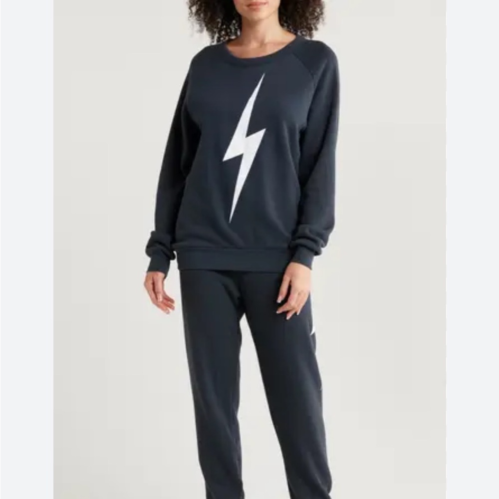 Aviator Nation Bolt Crew Neck Sweatshirt - Picture 2 of 14